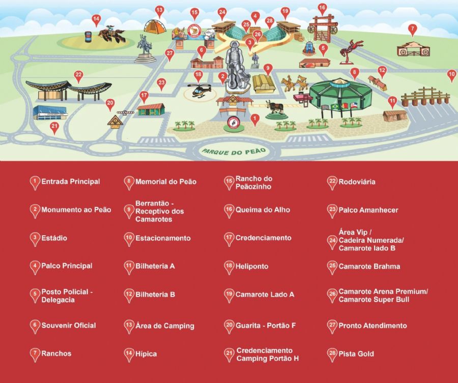 MAPA AÉREO PARQUE DO PEÃO 